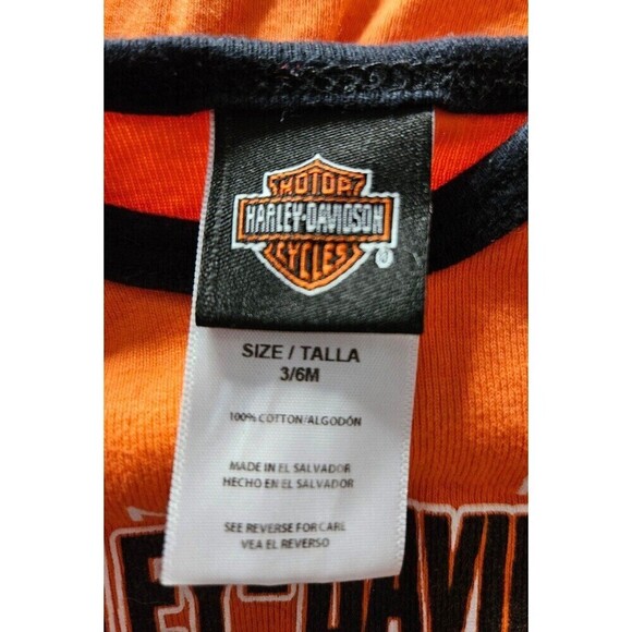 Harley Davidson Baby Onesie 3-6 months - Picture 7 of 7